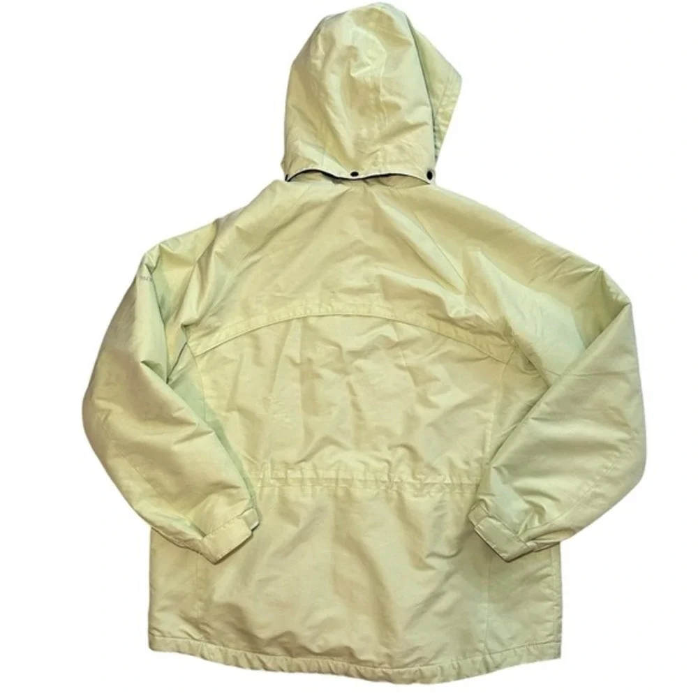 Vtg Pacific Trail Hooded Jacket XL Green Fleece Lined Windbreaker Gorpcore Y2K